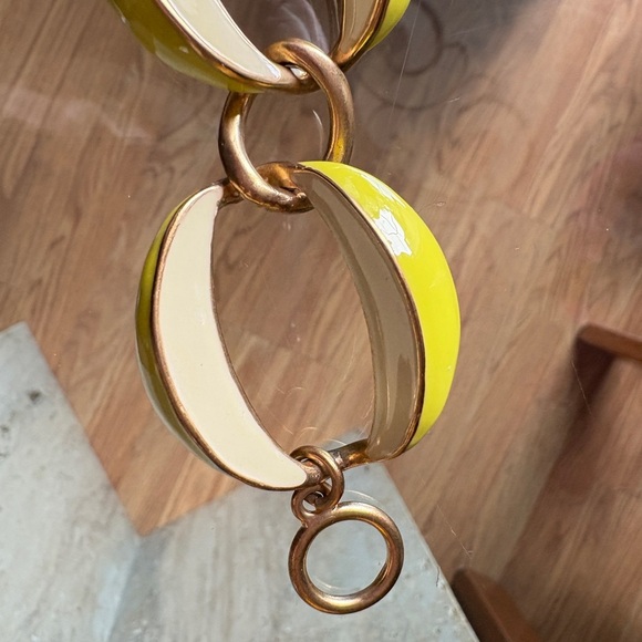 J. Crew lime and cream Chain Bracelet with Polished Finish - Picture 6 of 9